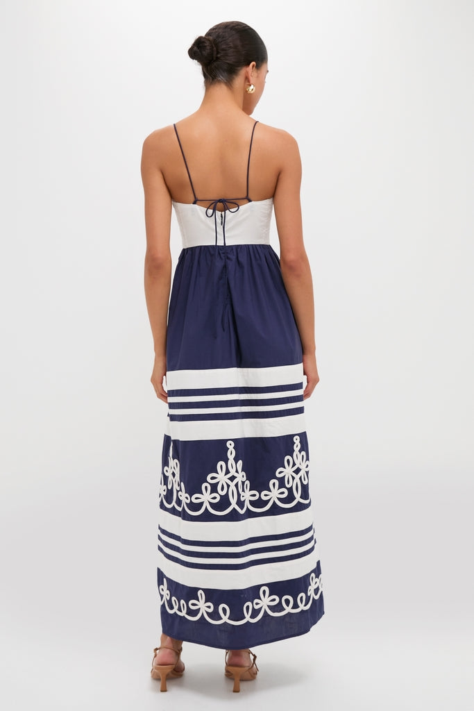 Navy Amelia Maxi Dress