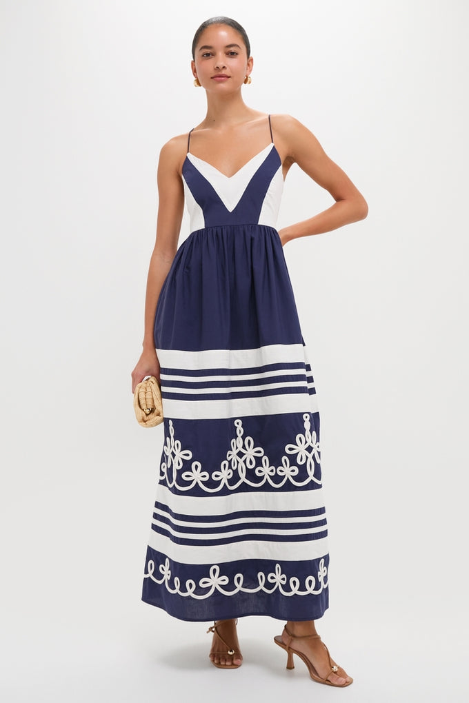 amelia maxi dress Carolina K. Navy Amelia Maxi Dress Navy / XS