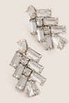 Silver Crystal Starburst Lueur Earrings