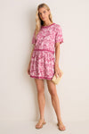 Pink Multi Floral Siesta Top