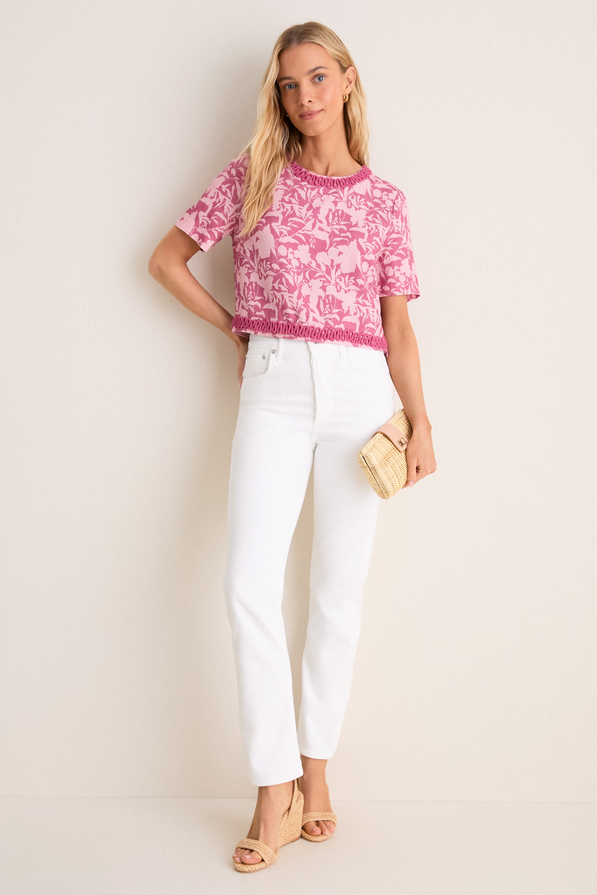 Pink Multi Floral Siesta Top | Hyacinth House