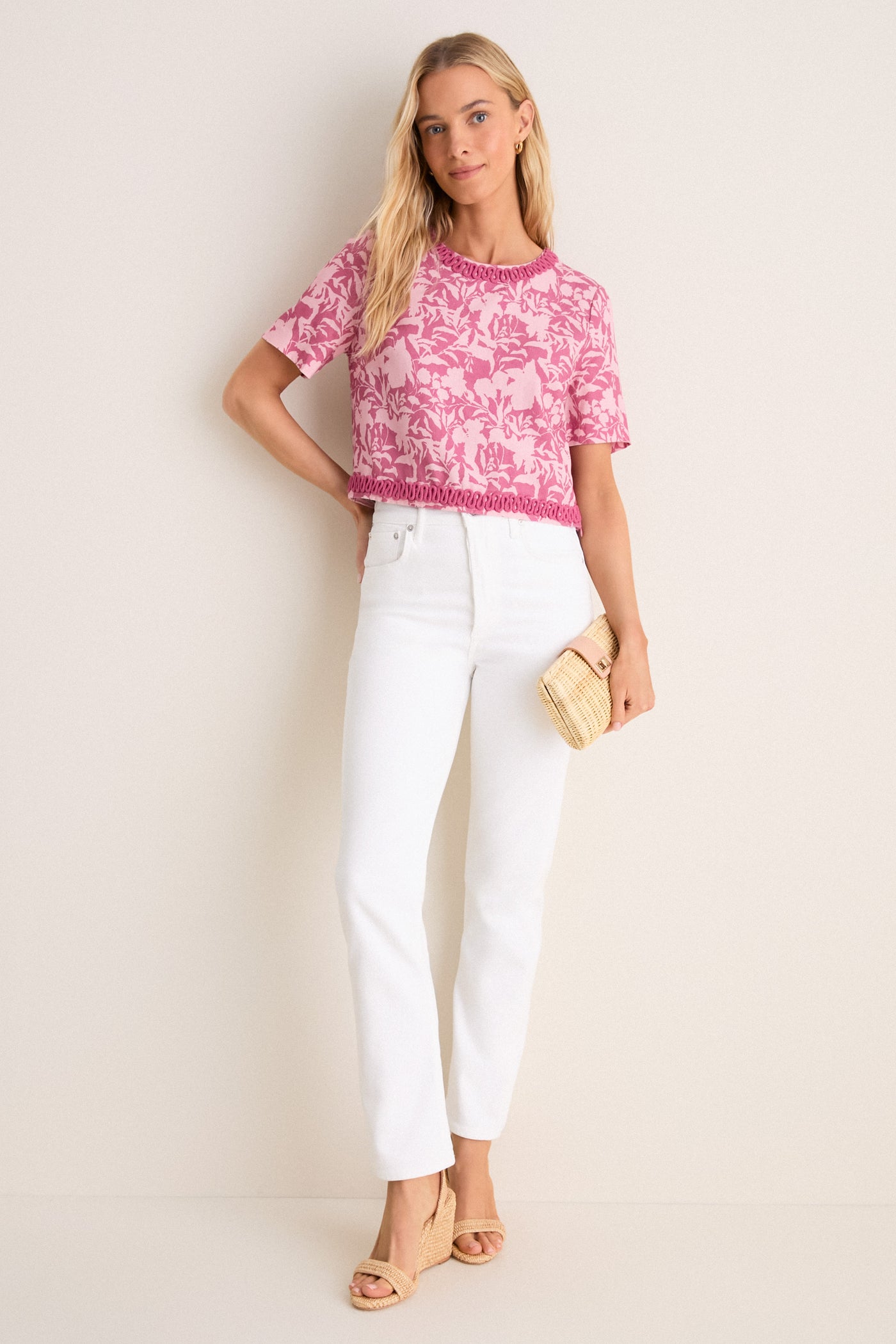 Pink Multi Floral Siesta Top