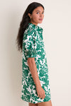 Green Floral Floral Lou Lou Mini Dress