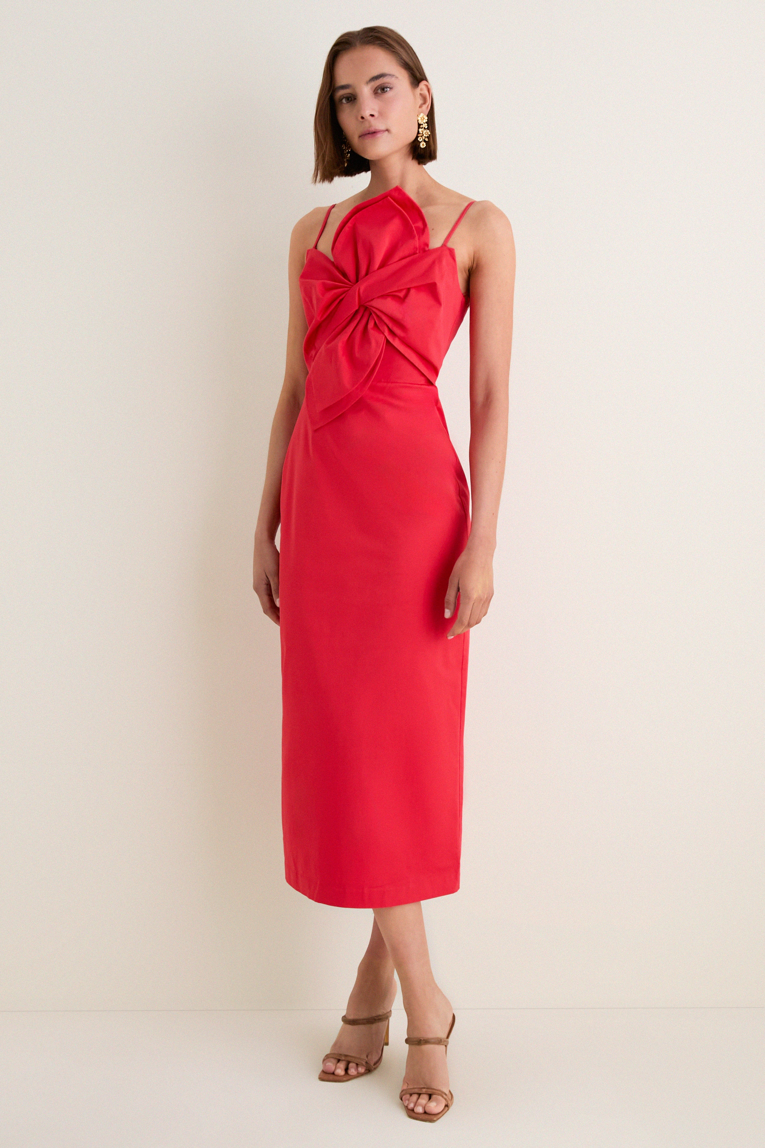 bow maxi dress Red Asymmetric Faye Love at first sight. Our sleeveless gem features size_xs/6_checked Primary color:Teal