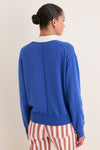 Cunningham Blue Bond St Polo Sweater