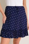 Navy Dot Flora Skirt