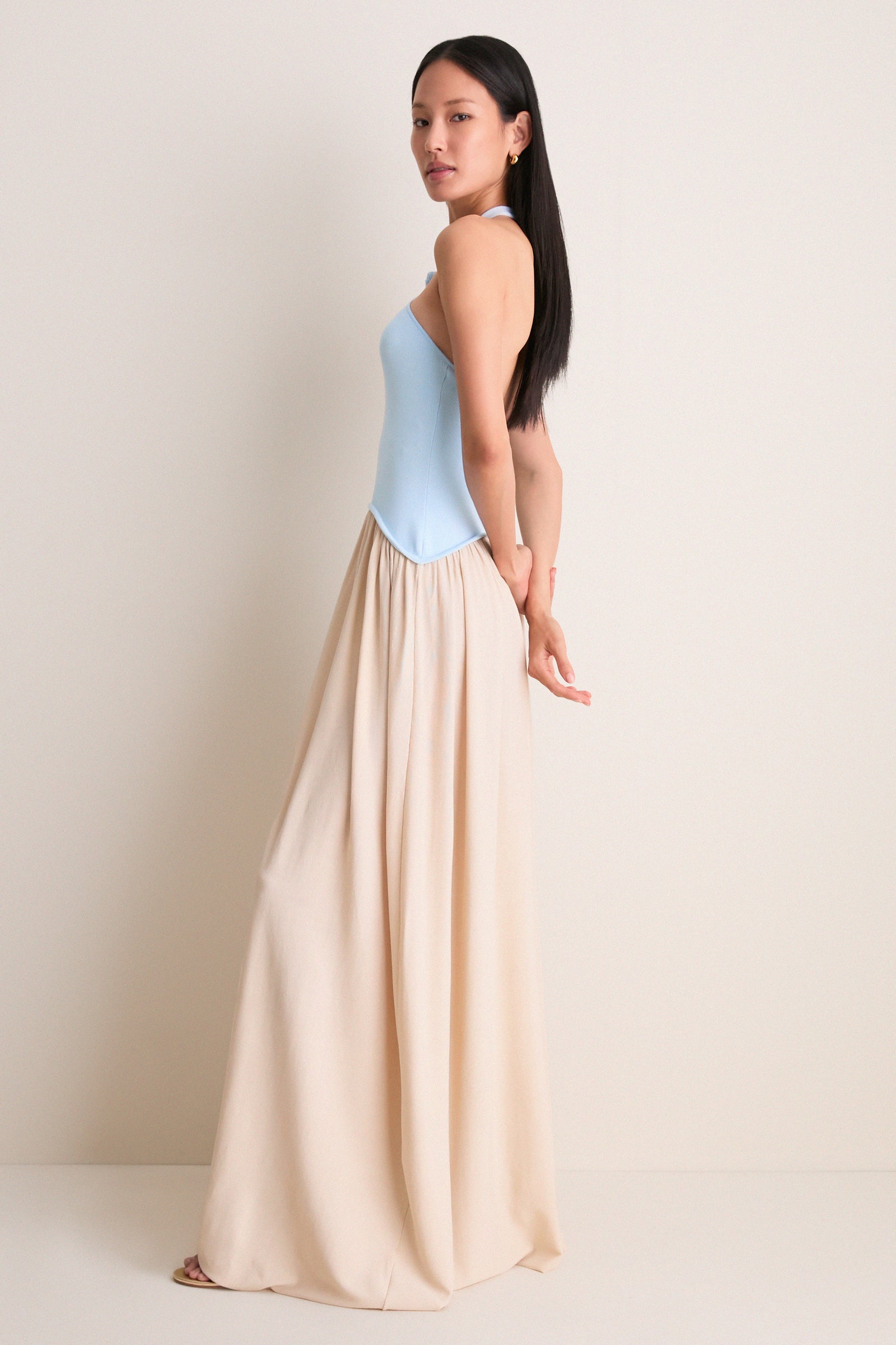 Seabreeze Dune Jordan Halter Dress