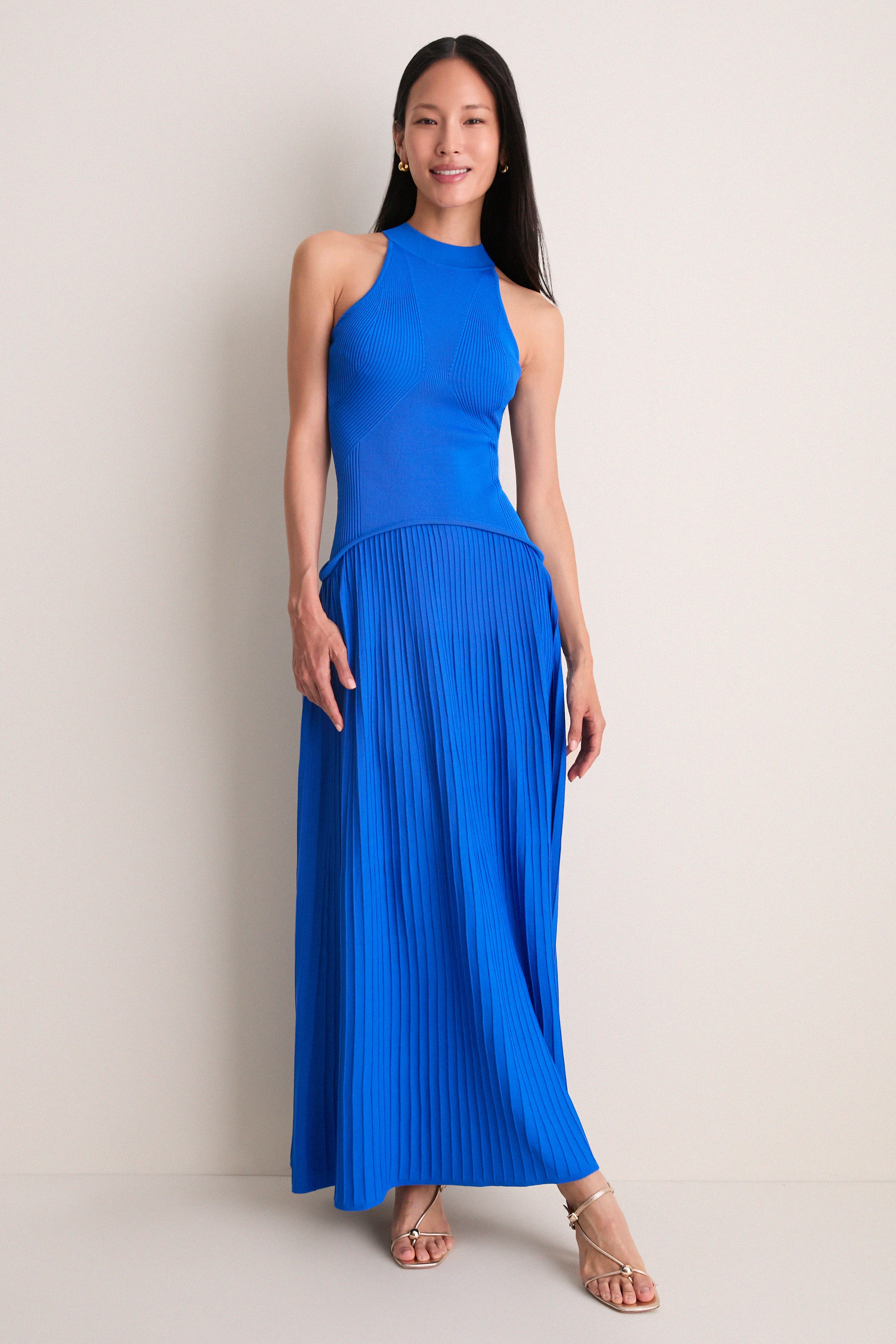 Olympian Blue Isola Maxi Dress