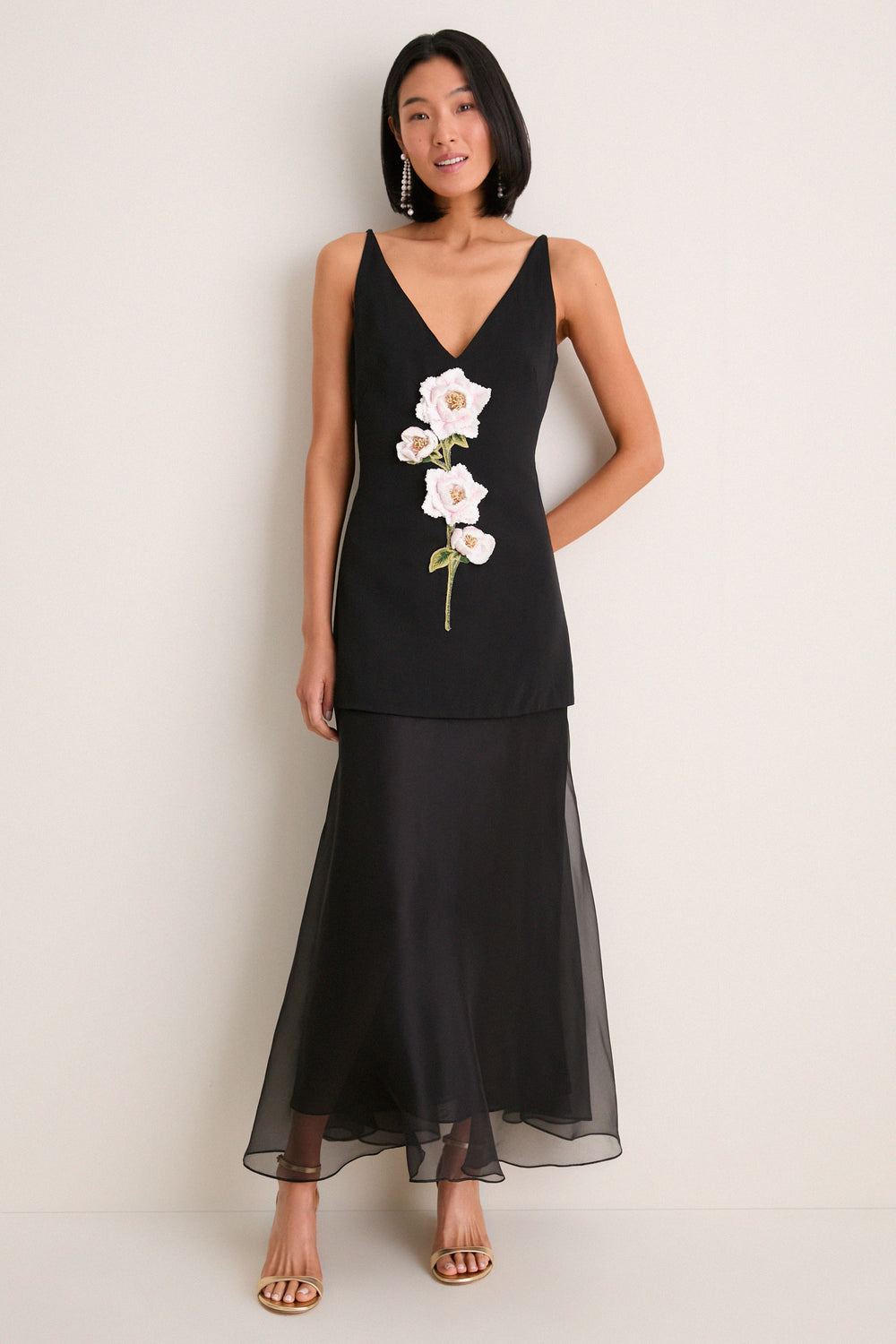 lela rose embroidered dress Lela Rose