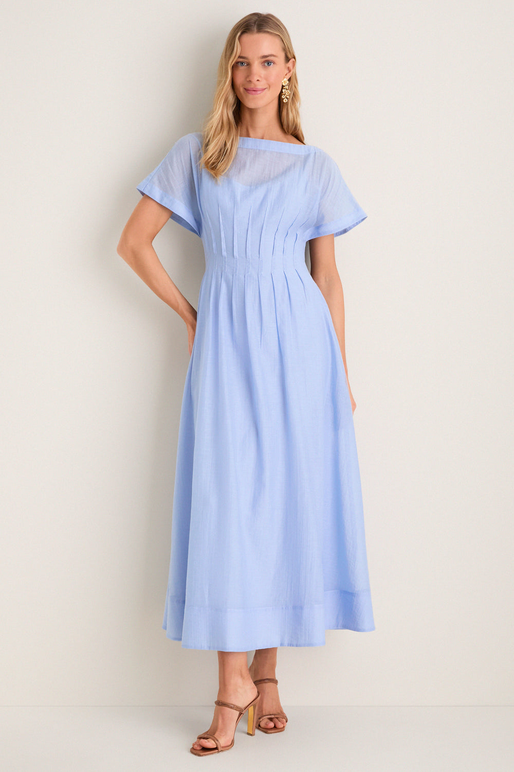 Bluebell Textured Gauze Midi Dress Bluebell Textured Gauze Midi Dress