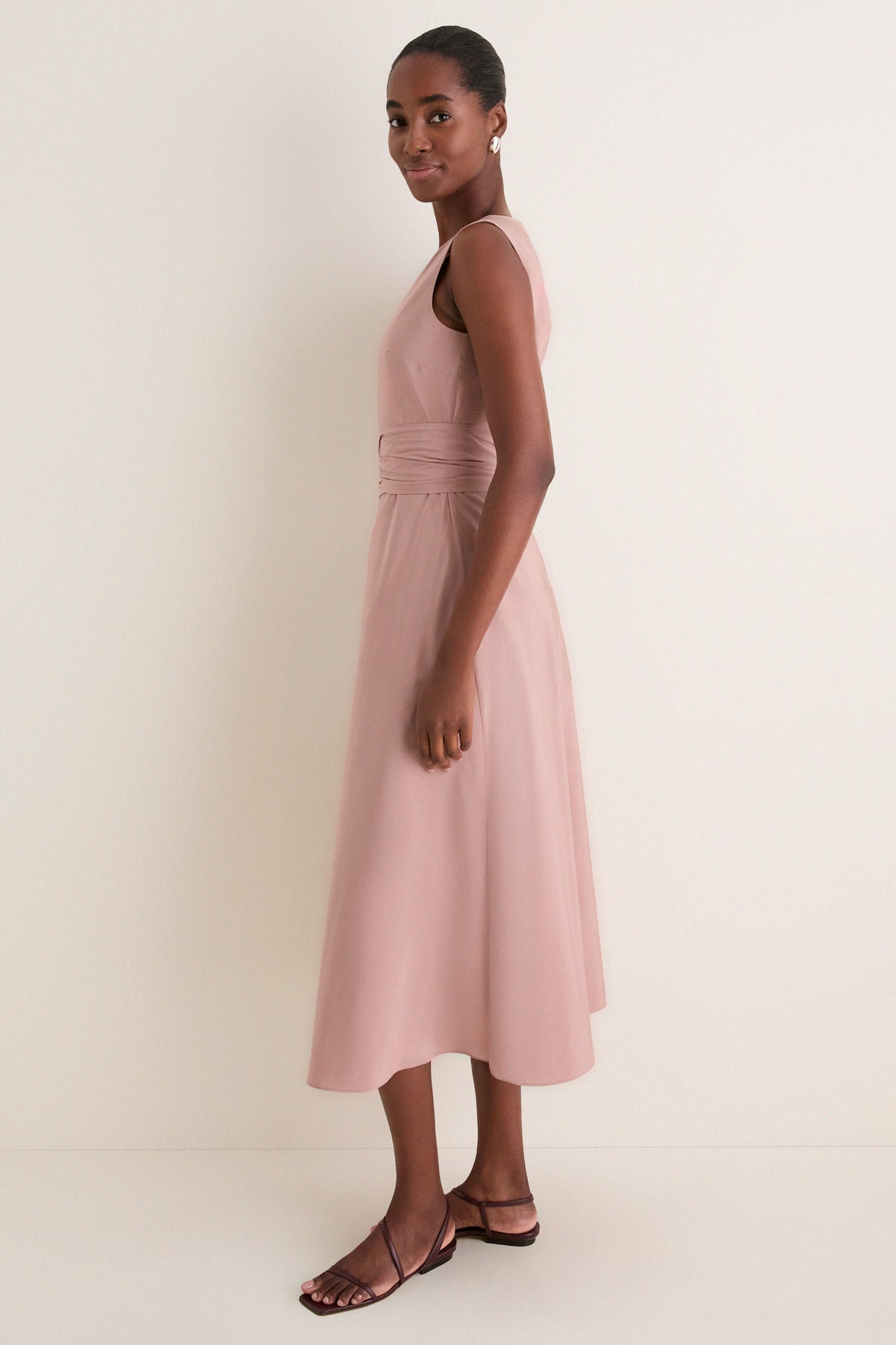 Pink Gentile Midi Dress