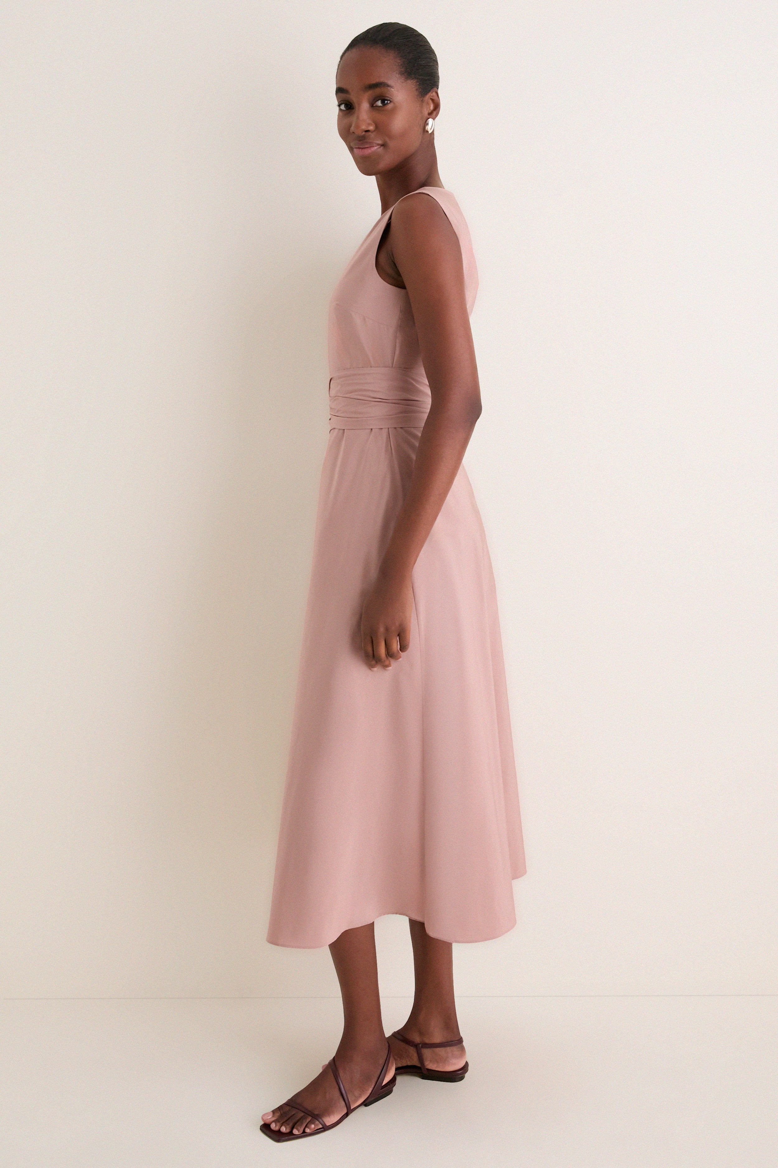 Pink Gentile Midi Dress