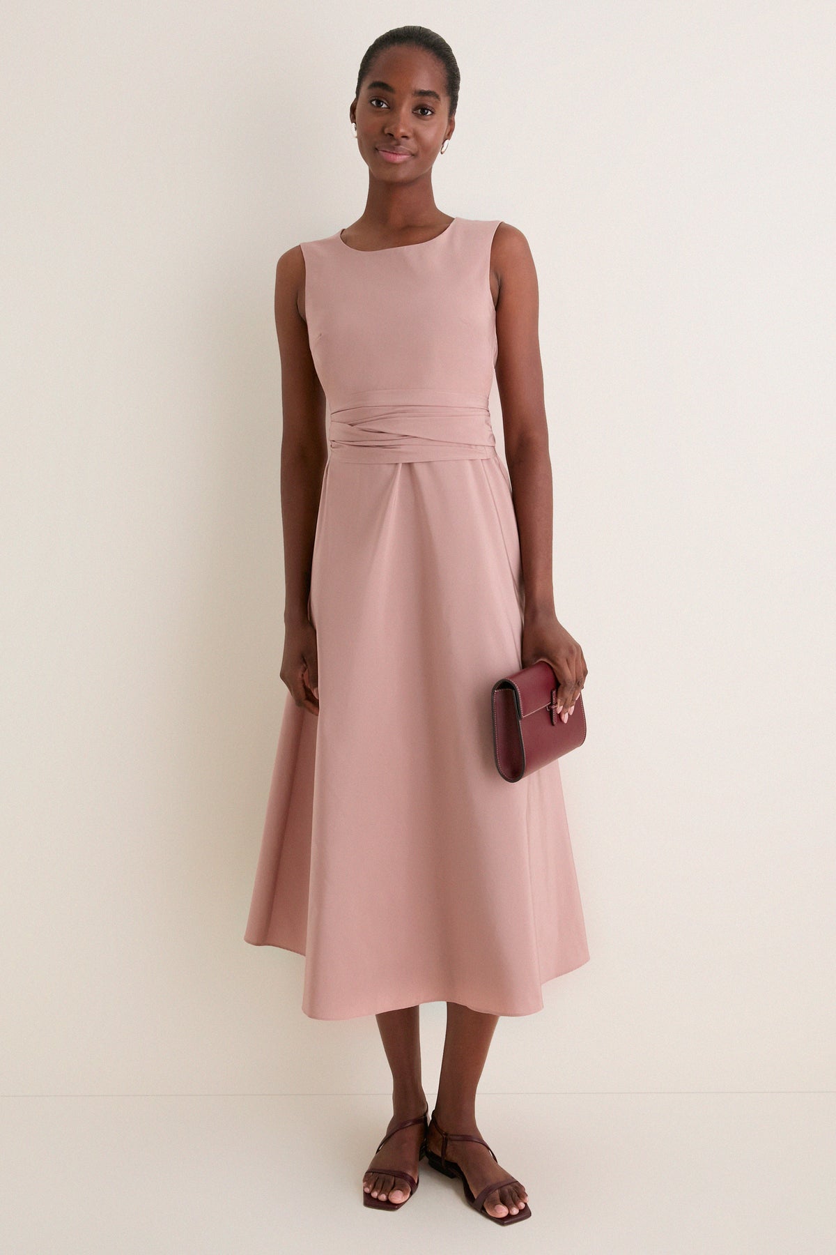 Pink Gentile Midi Dress