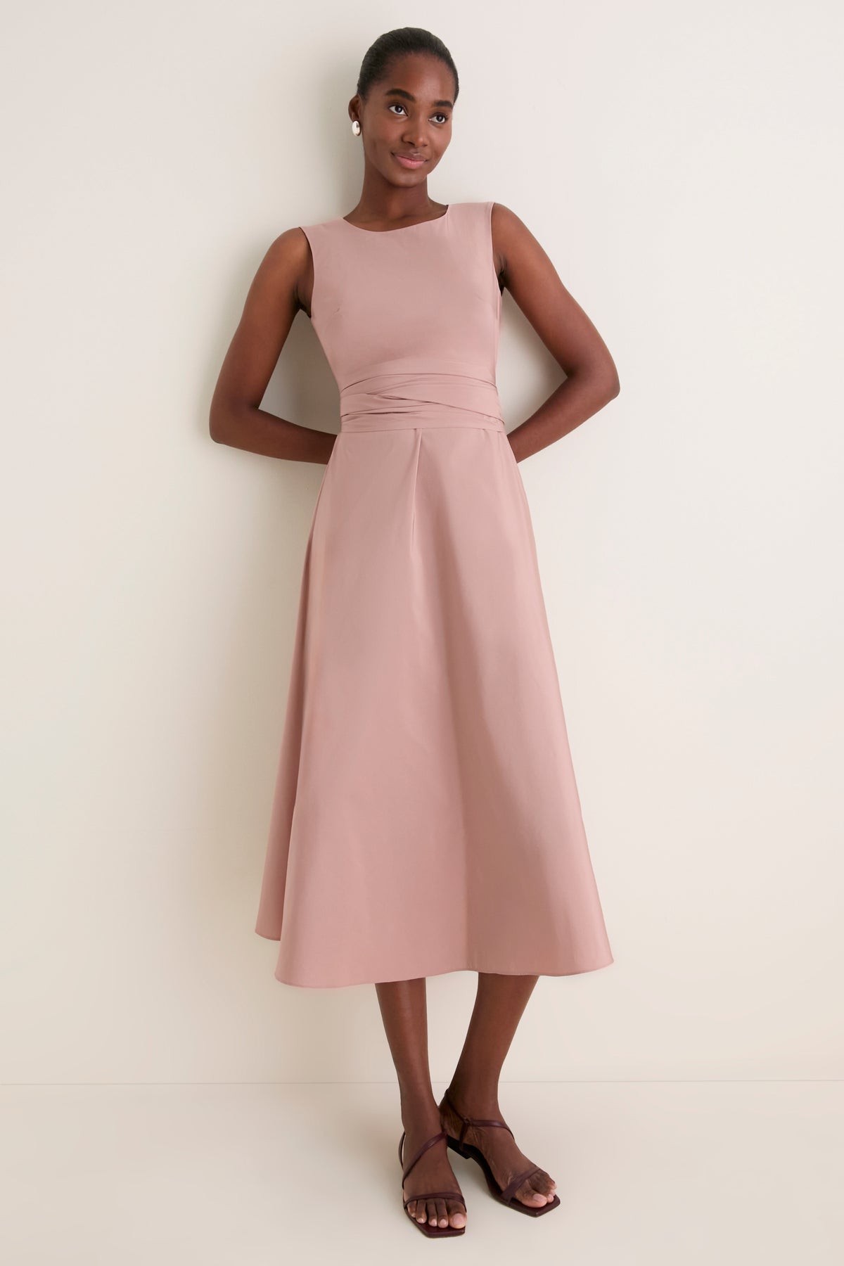 Pink Gentile Midi Dress