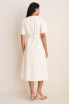 Ecru Caladio Midi Dress