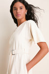 Ecru Caladio Midi Dress