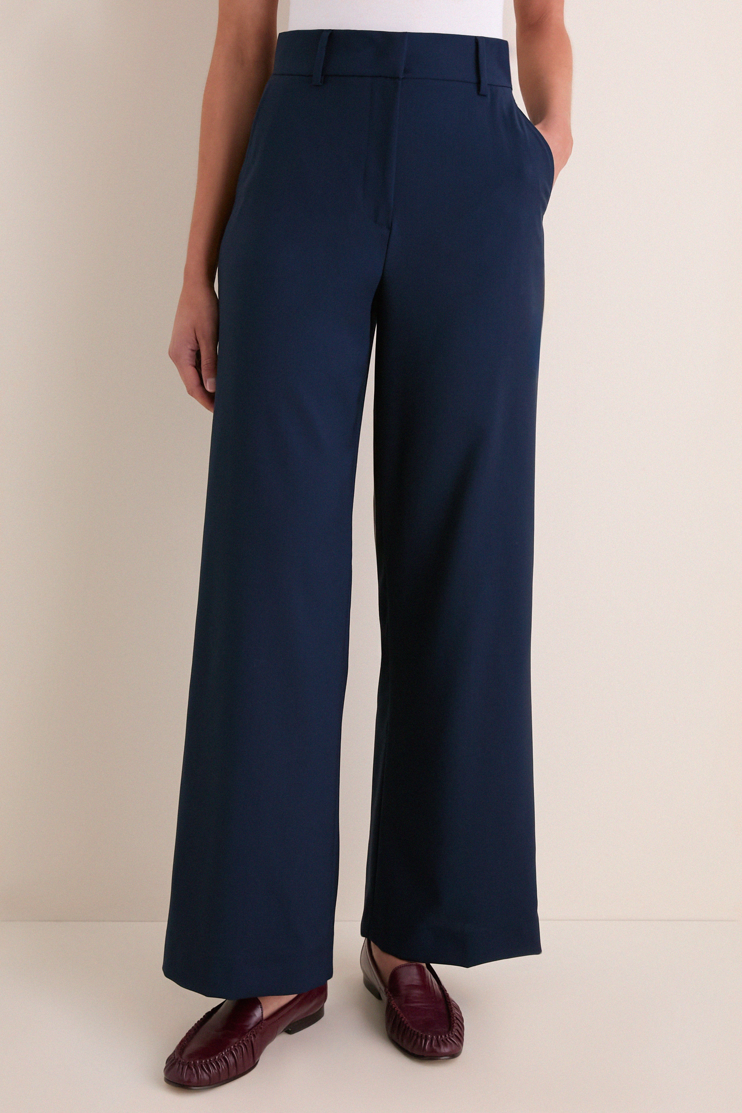 Navy Visivo Long Trouser