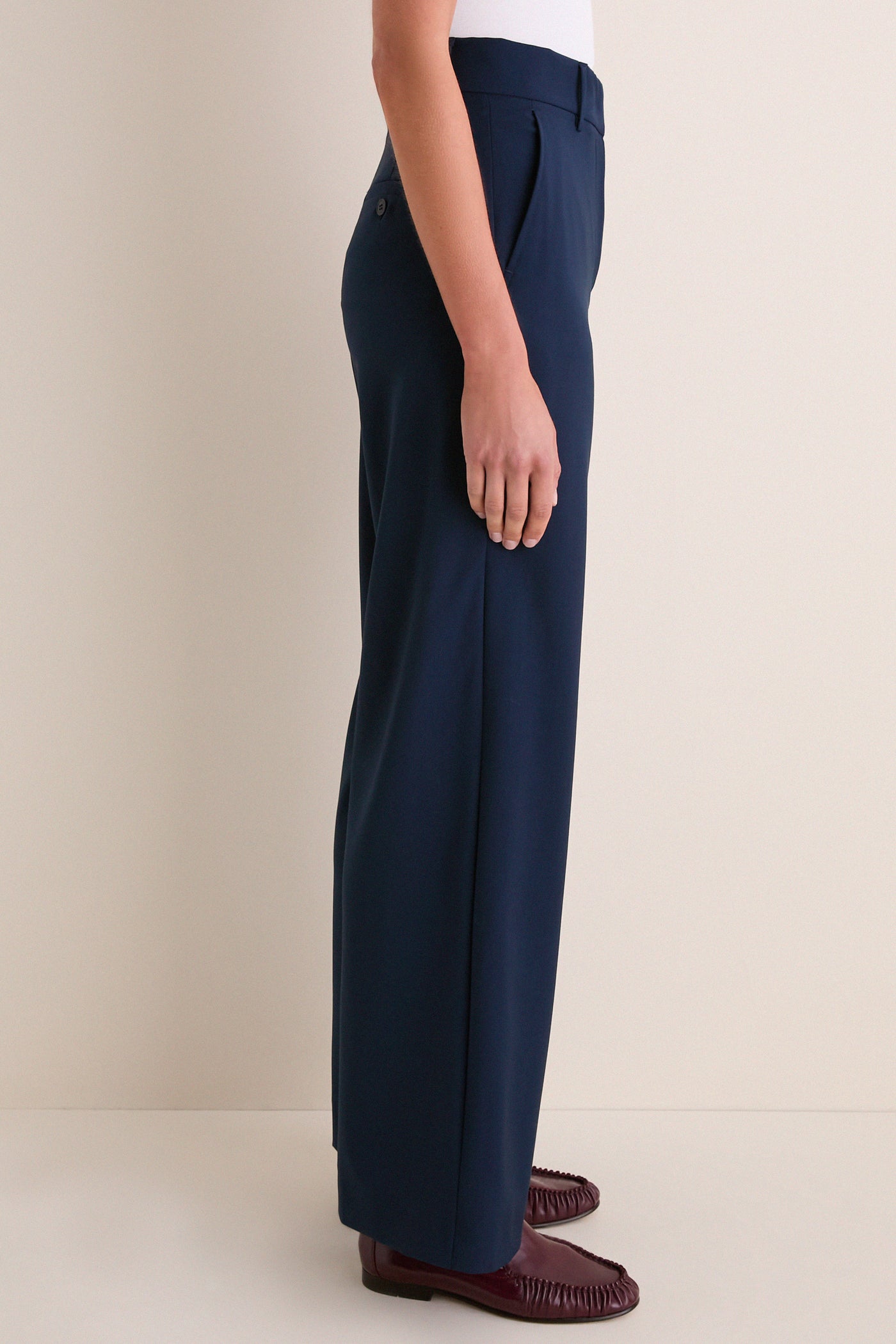 Navy Visivo Long Trouser