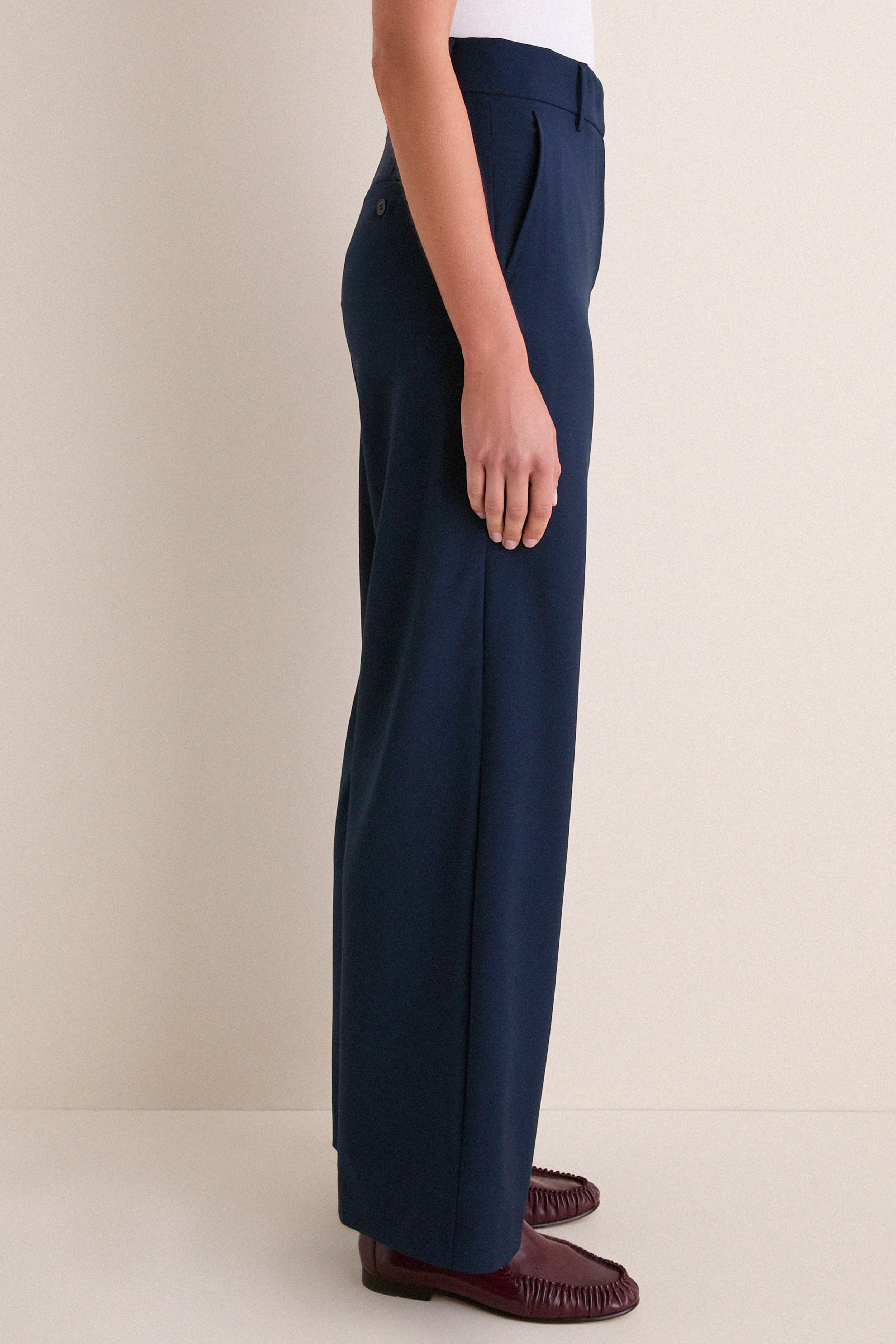 Navy Visivo Long Trouser