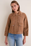 Hazelnut Abito Leather Jacket