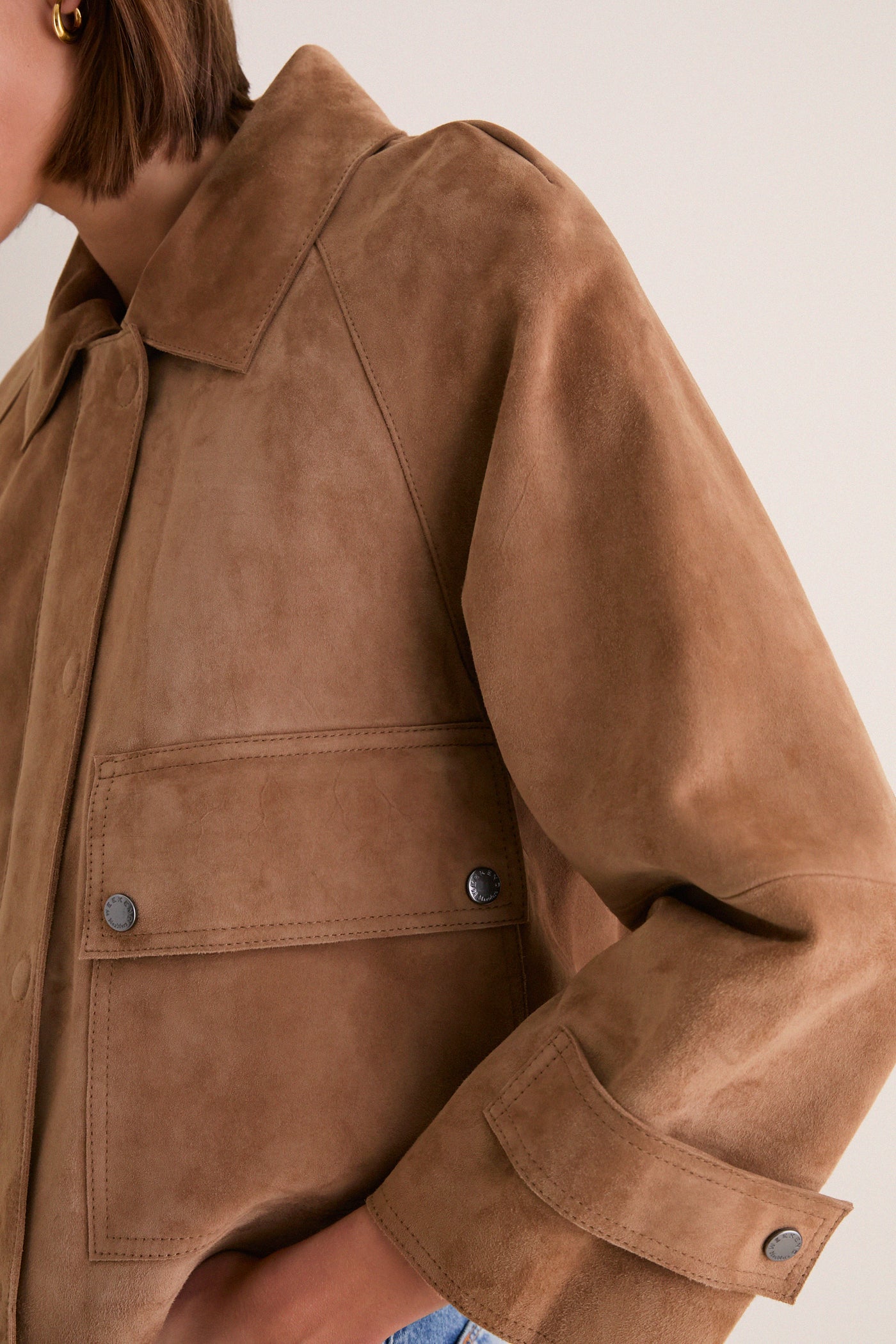 Hazelnut Abito Leather Jacket