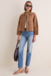 Hazelnut Abito Leather Jacket