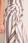 Panna Multi Stripe Naomi Midi Dress