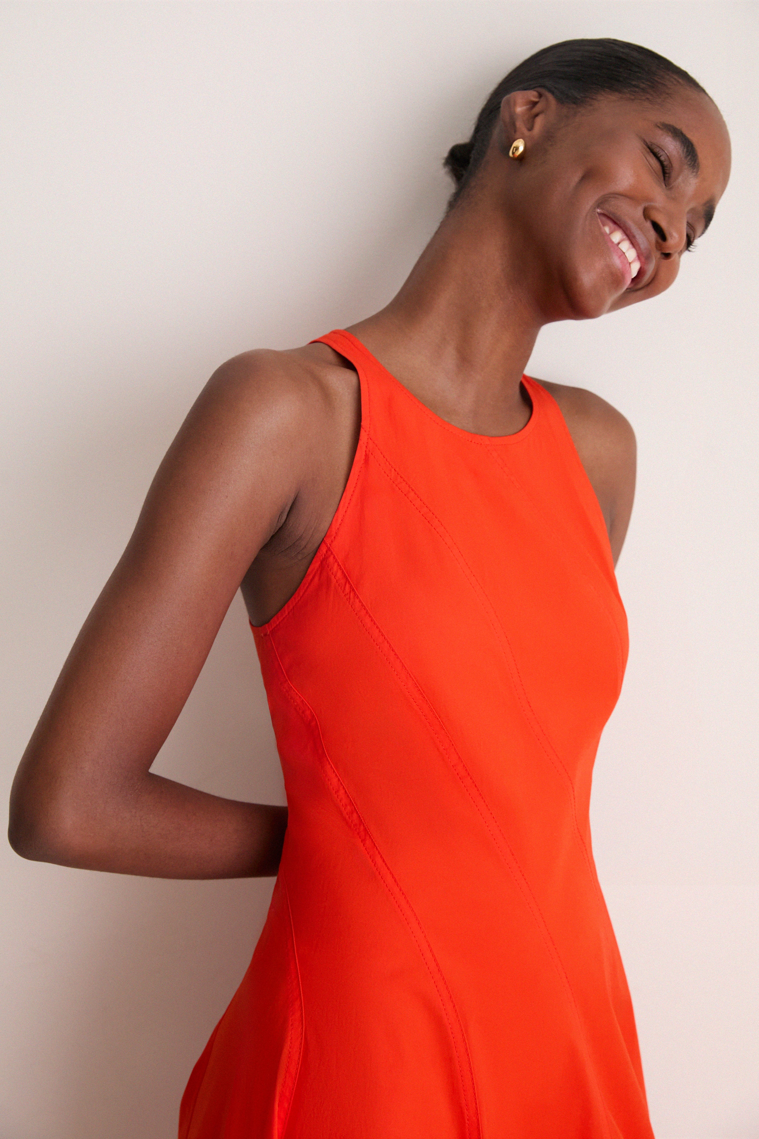 Poppy Red Gemma Midi Dress | A.L.C.
