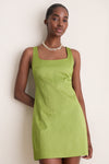 Meadow Green Faye Mini Dress