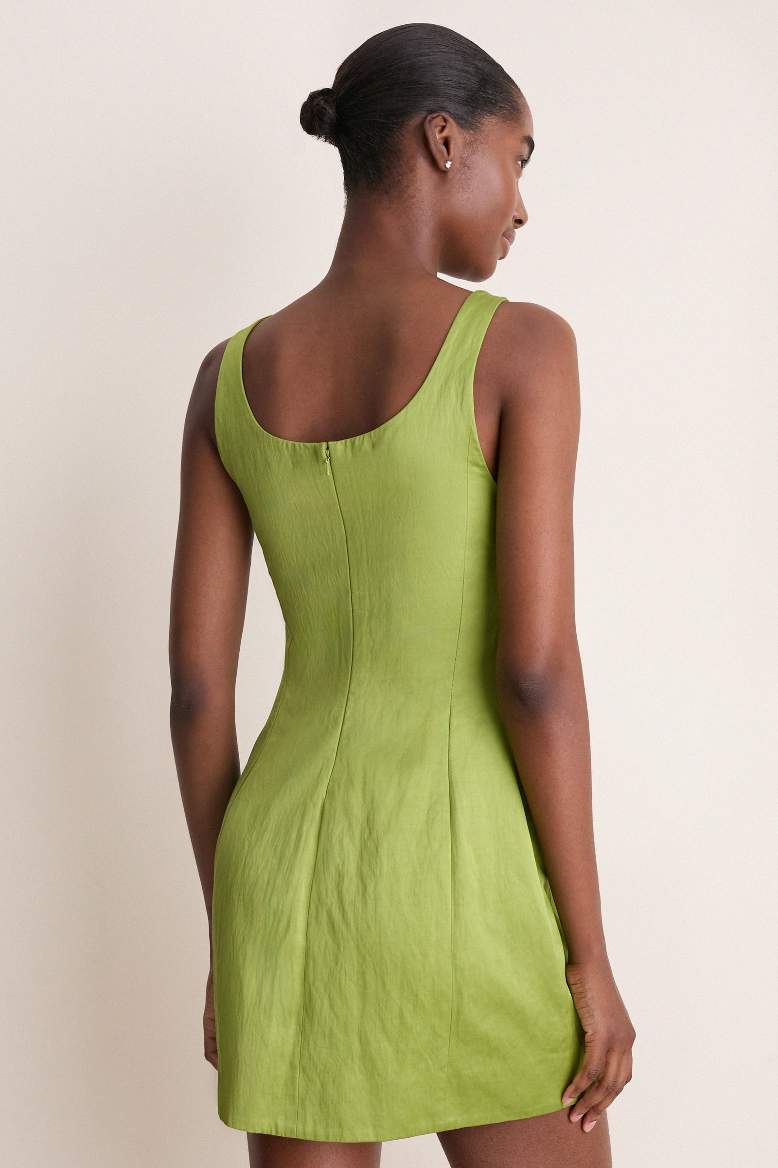 Meadow Green Faye Mini Dress