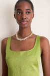 Meadow Green Faye Mini Dress