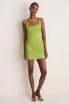 Meadow Green Faye Mini Dress