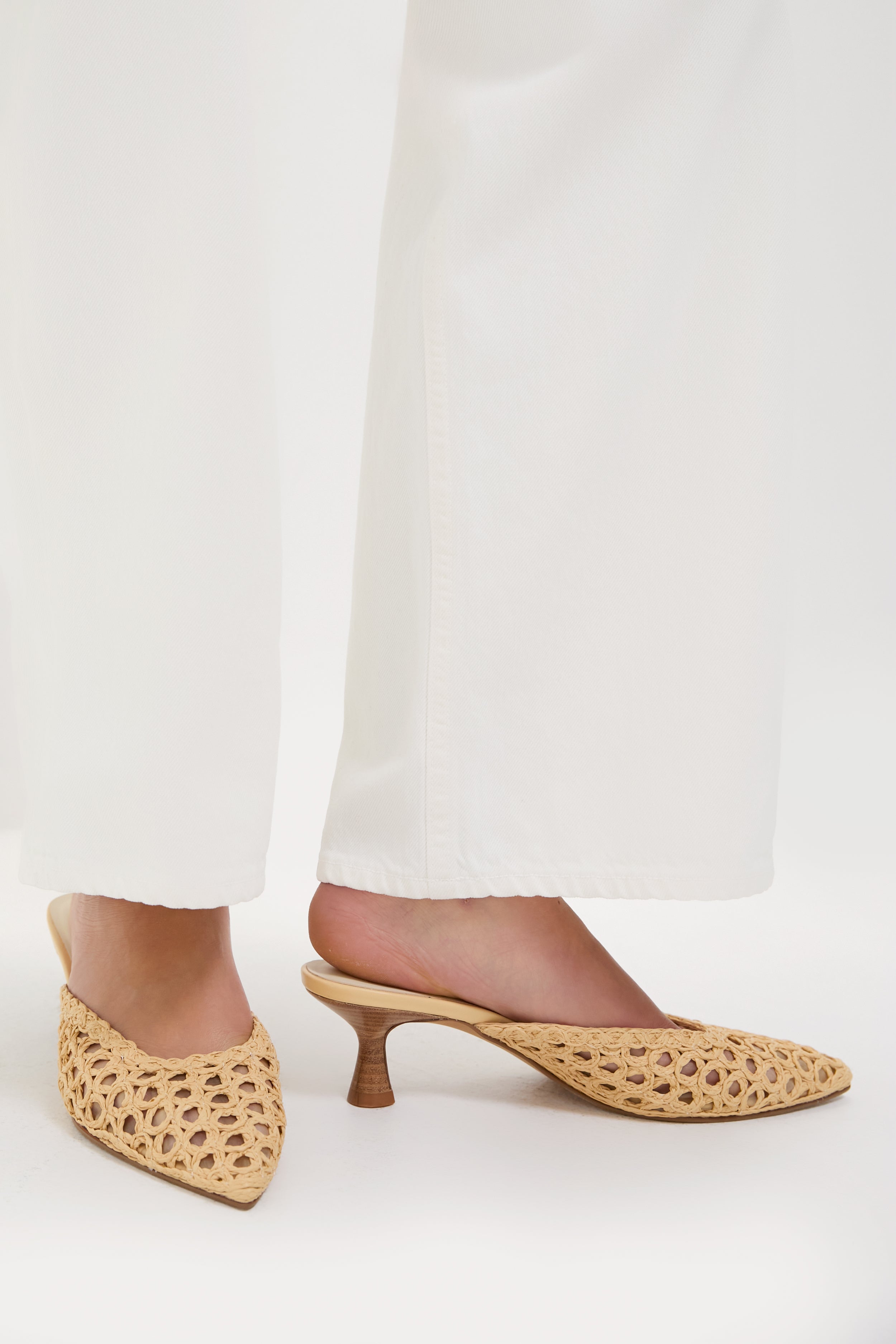 Natural Cleo Loop Heels | Dolce Vita