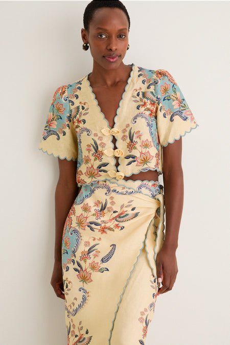 Boho Beauty Butter Short Sleeve Top