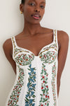Fruit Beauty Off-White Maxi Dress