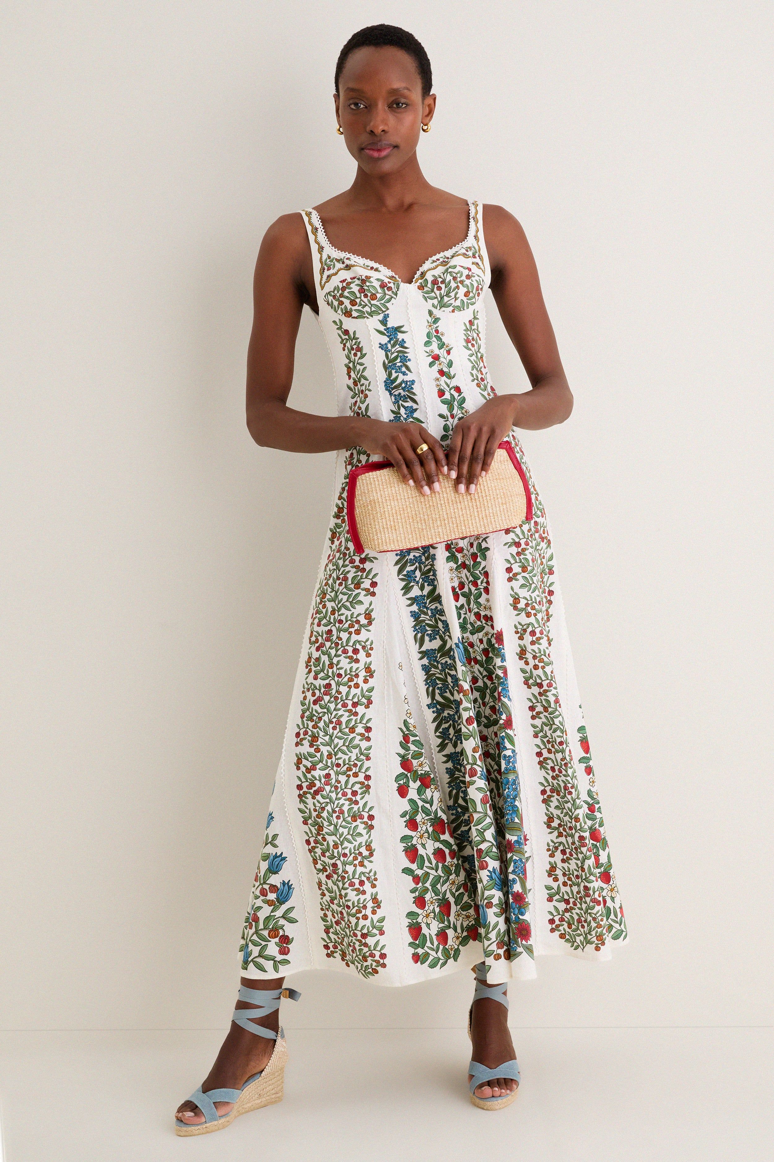 Fruit Beauty Off-White Maxi Dress | Farm Rio Fruit Beauty Off-White Maxi Dress | Farm Rio
