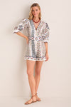 Fruit Beauty Off-White Romper