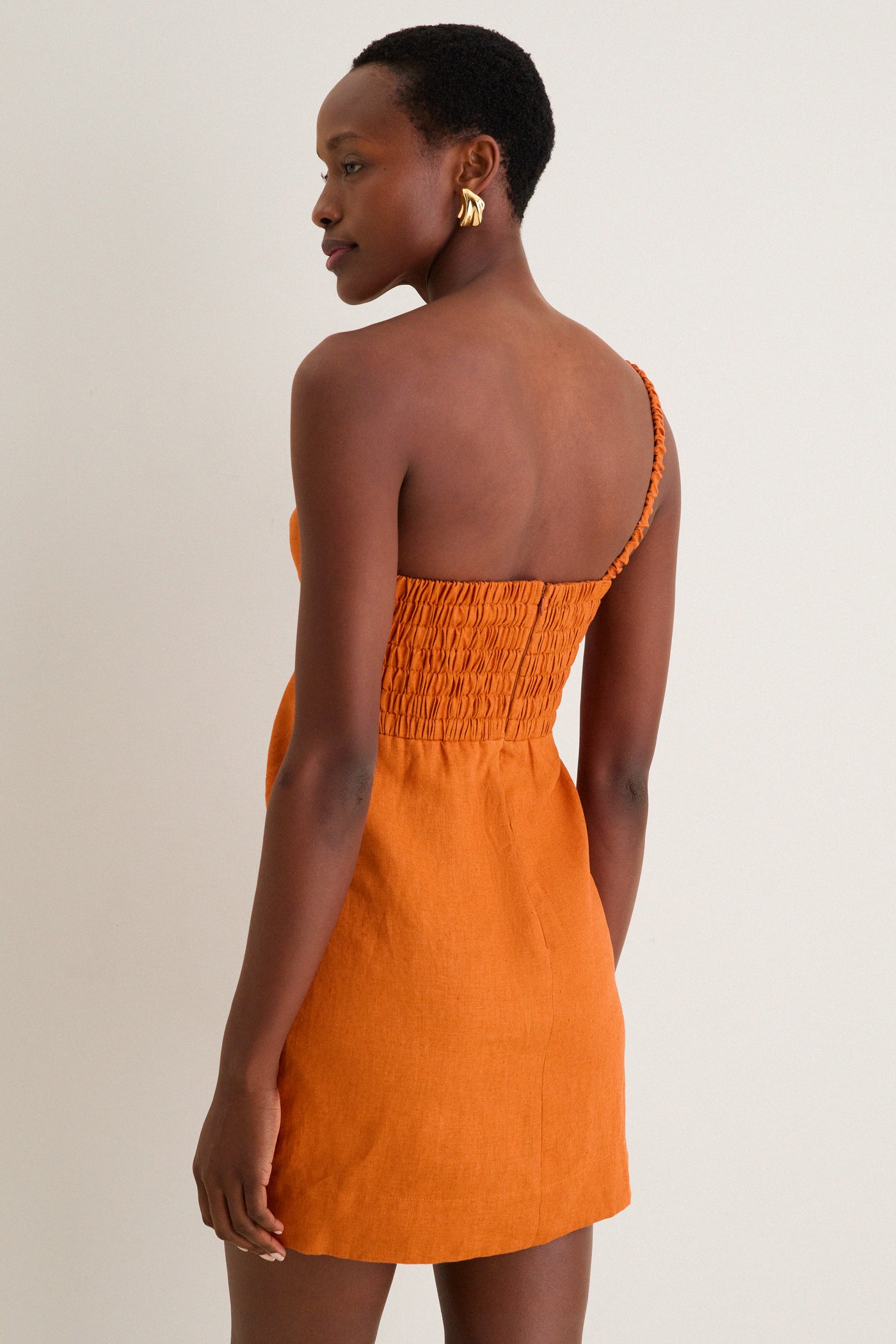 orange flying birds organic cotton mini dress Farm Rio Orange Flying Birds Organic Cotton Mini Dress like new