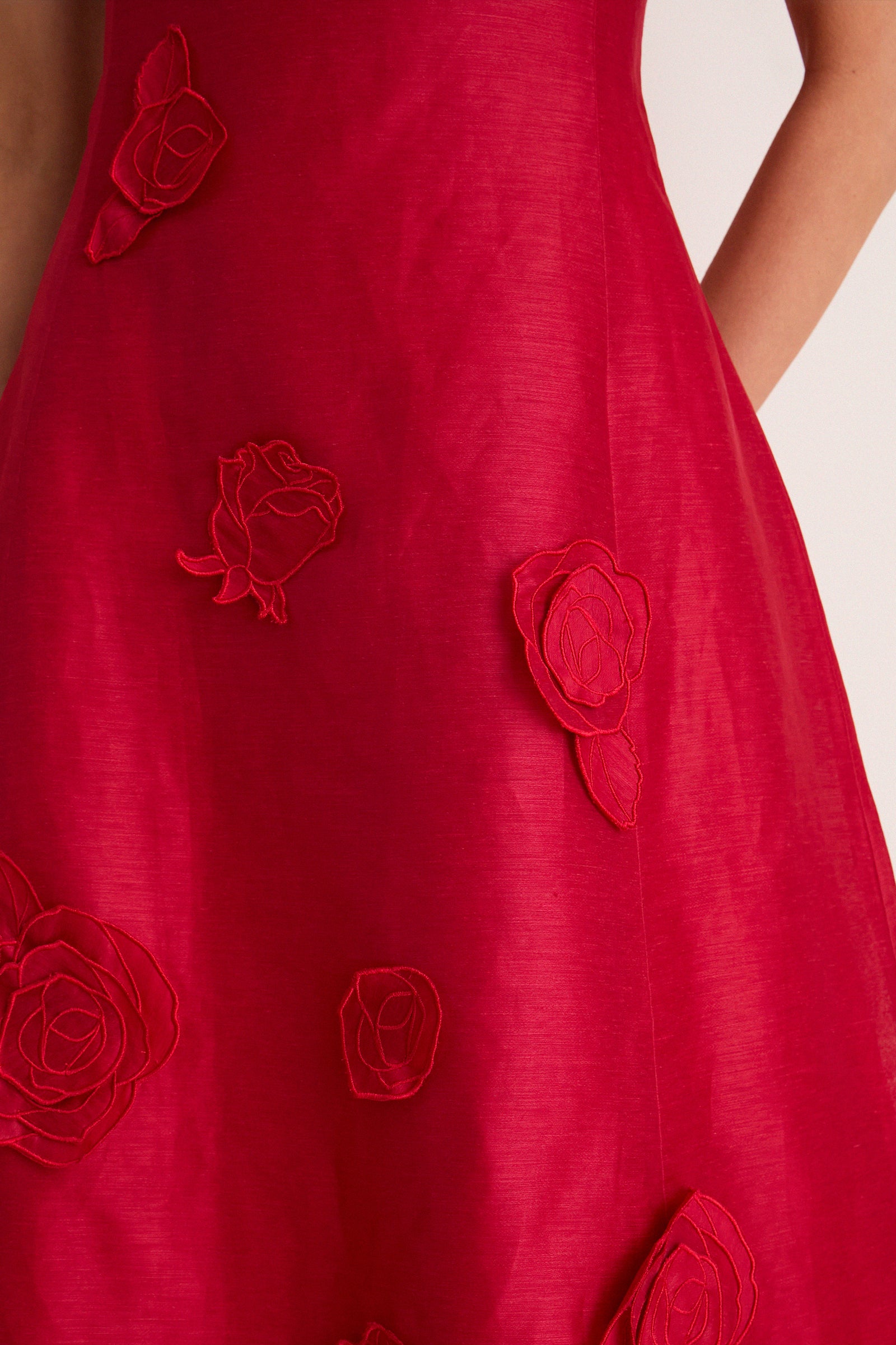 Scarlet Cleo Applique Midi Dress