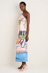 Riveria Print Ava Bustier Maxi Dress