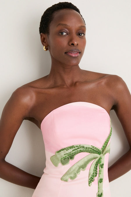 Riveria Print Ava Bustier Maxi Dress