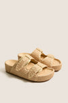 Natural Chunky Woven Nico Sandals