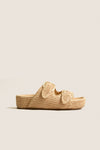 Natural Chunky Woven Nico Sandals