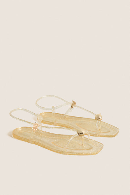 Champagne Dana Jelly Sandals