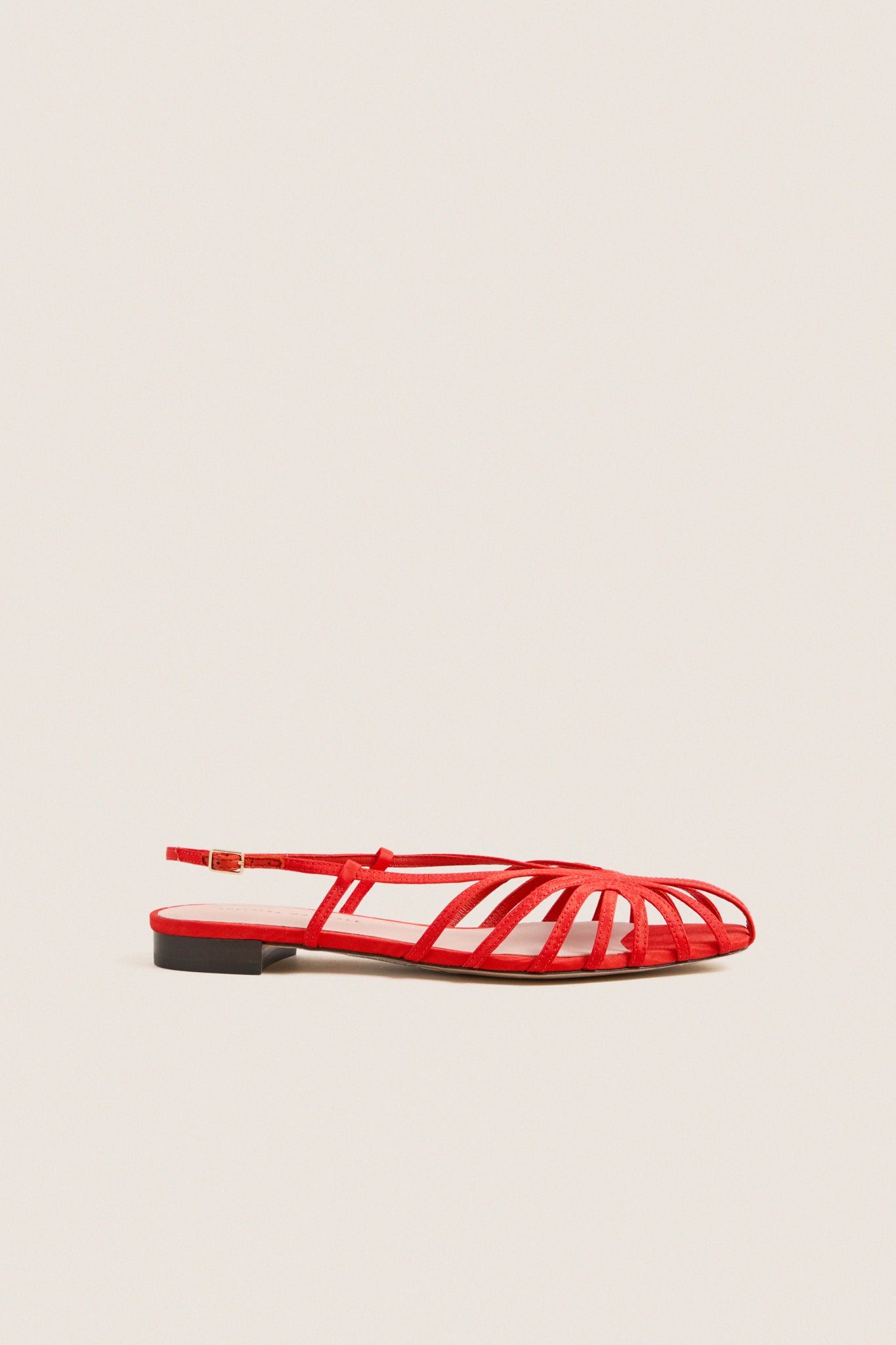 Red Moire Devon Flats