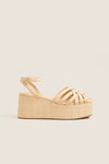 Natural Raffia Channing Platforms