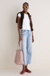 Brown Gingham Dina Tote