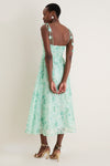 Green Floral Halcyon Midi Dress