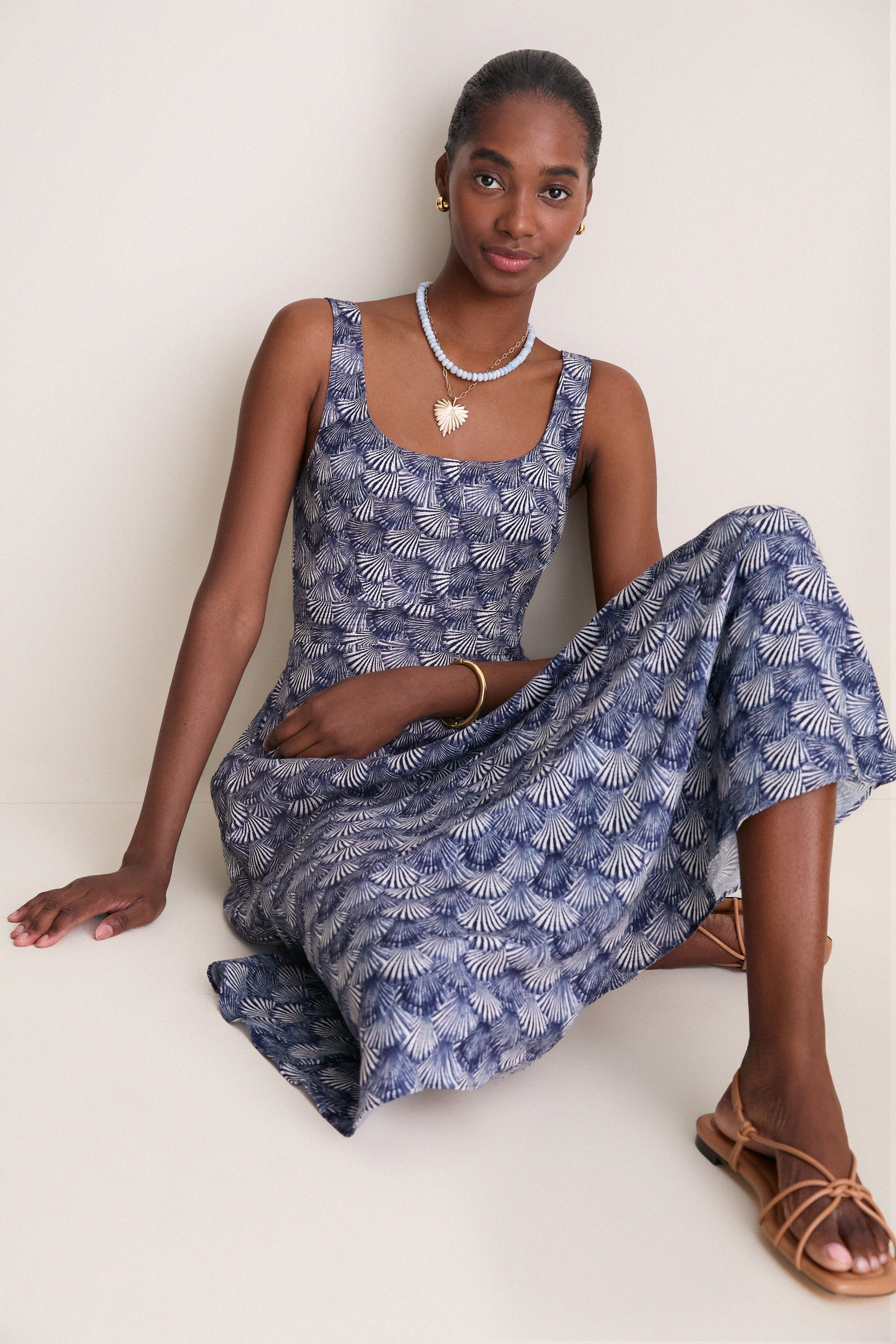 Midnight Sleeveless Maxi Dress