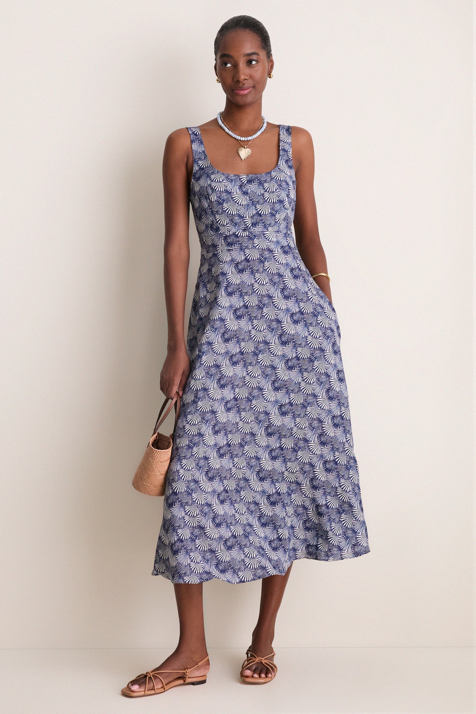 Midnight Sleeveless Maxi Dress